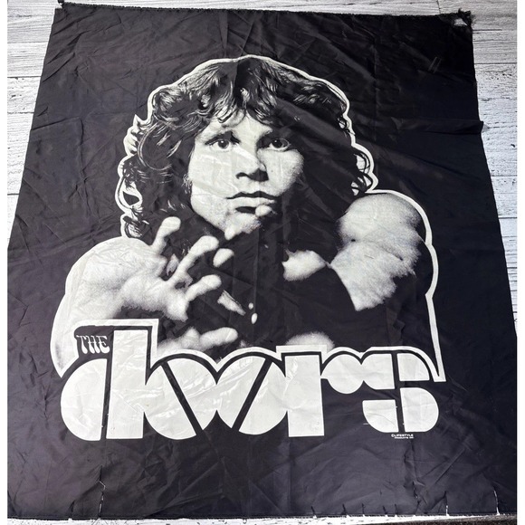 Other - Vintage THE‎ DOORS Banner Flag Wall Hanging John Morrison USA Swift Classic Rock